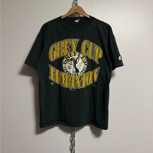 Vintage 1997 Grey Cup Edmonton Starter Shirt Size Large
